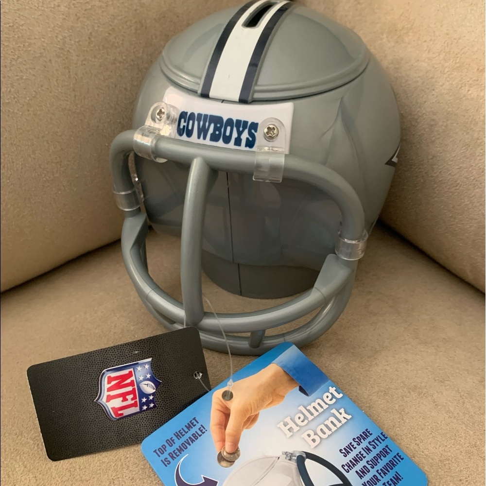 Dallas Cowboys helmet bank